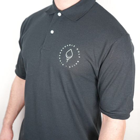 Rep a biodegradable golf balls golf shirt!